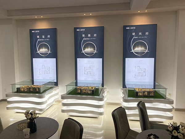 白银坤阳华府地产庄浪户型模型