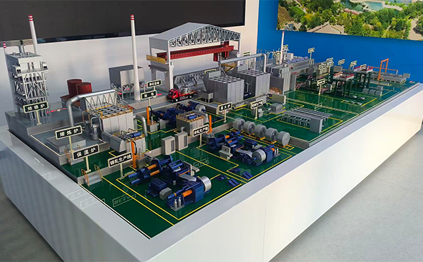 酒钢集团东铝厂-铝材生产线庄浪机械模型